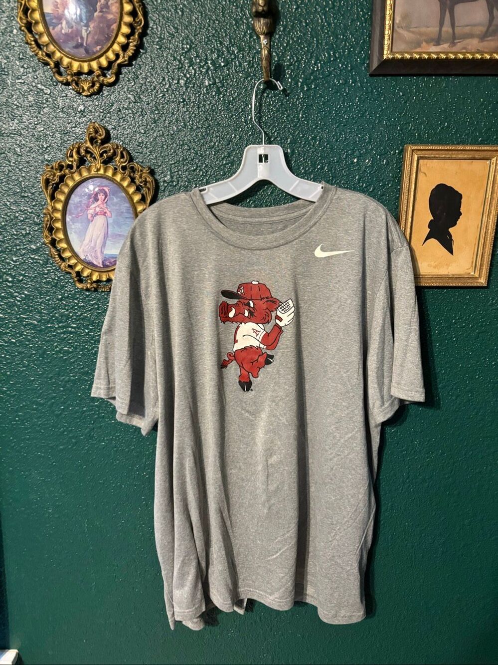 Nike Arkansas Razorbacks Baseball Shirt Size XXL - Picture 1 of 4